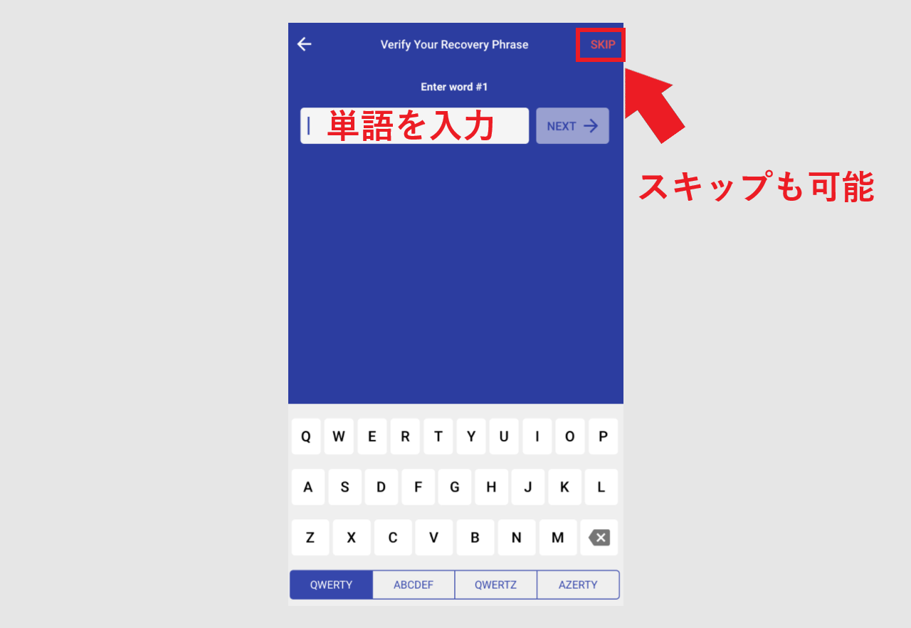 サイファーリカバリー確認