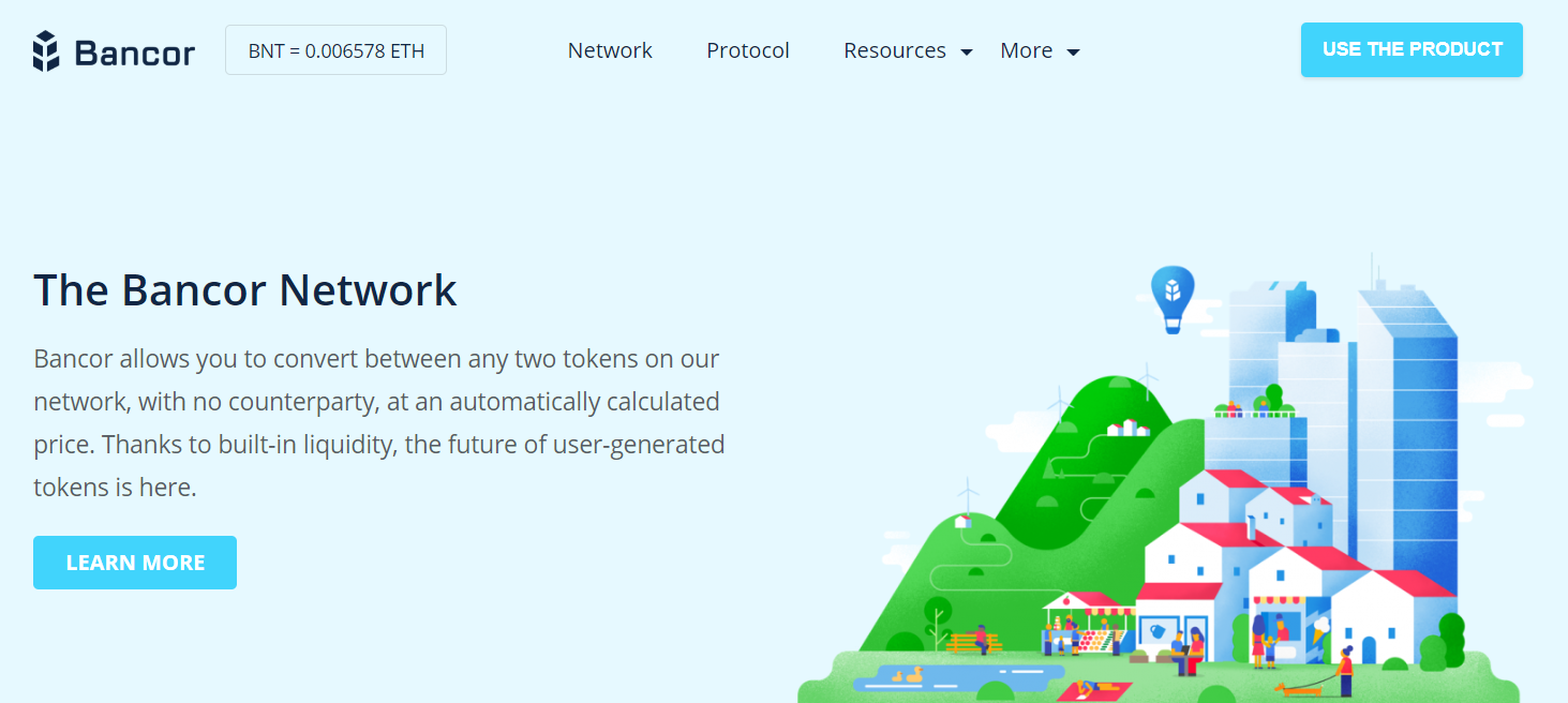 バンコール Bancor DEX 扱い方 使い方 登録 方法