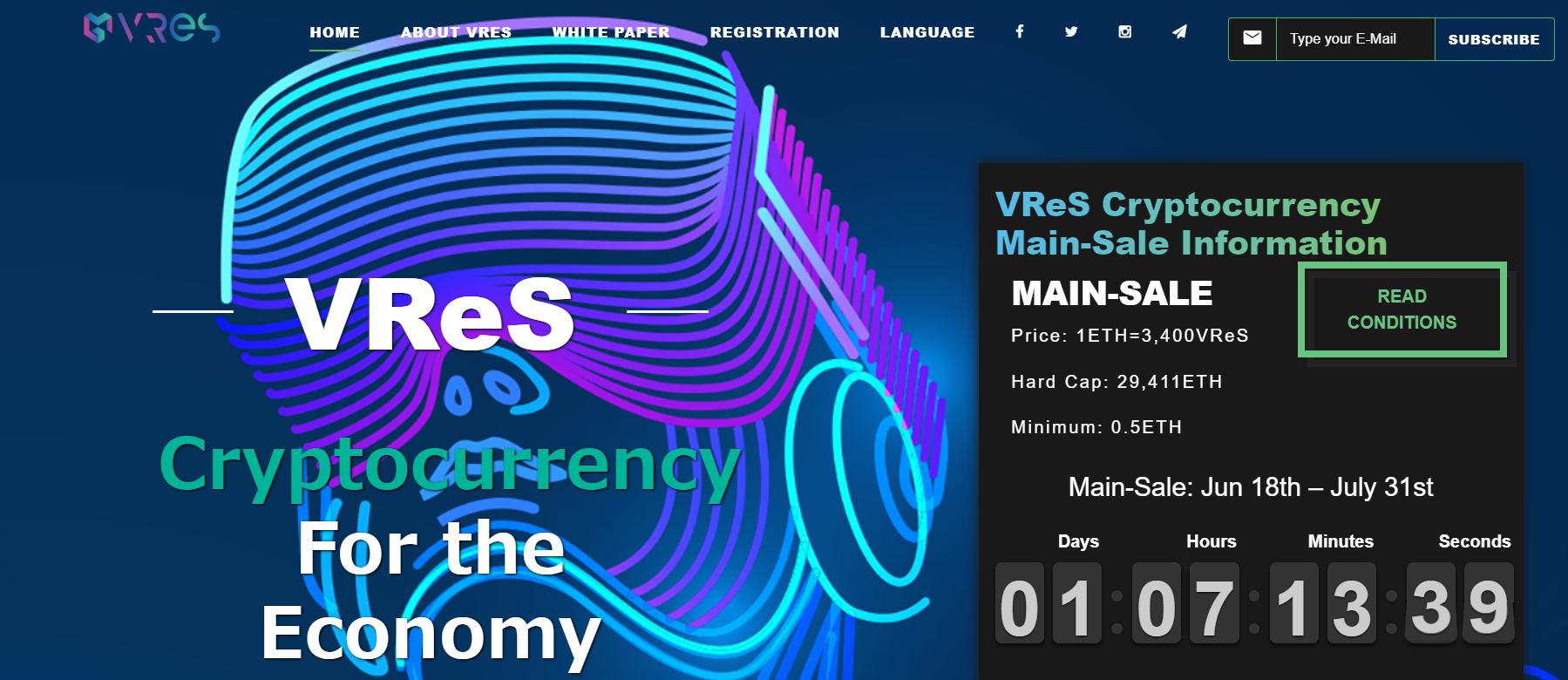 VR 仮想通貨 VReS eスポーツ eSports
