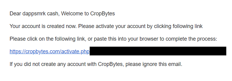 クロップバイト CropBytes 登録方法 スマホ Dapps ブロックチェーンゲーム