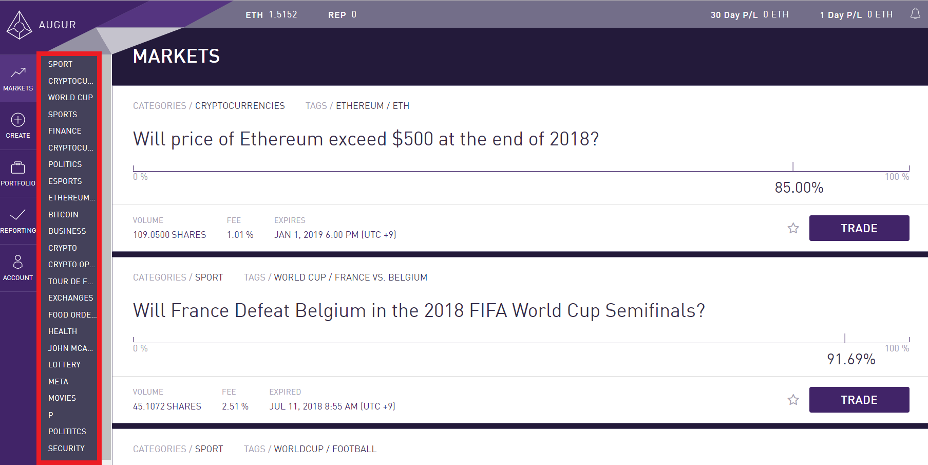 オーガ augur 使い方 ギャンブル ブックメーカー 始め方 登録方法 遊び方
