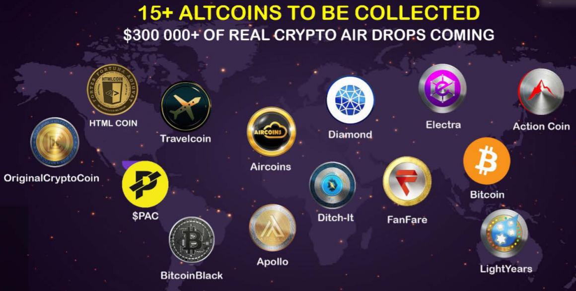 Aircoins エアーコインズ 始め方 遊び方 Dapps AR