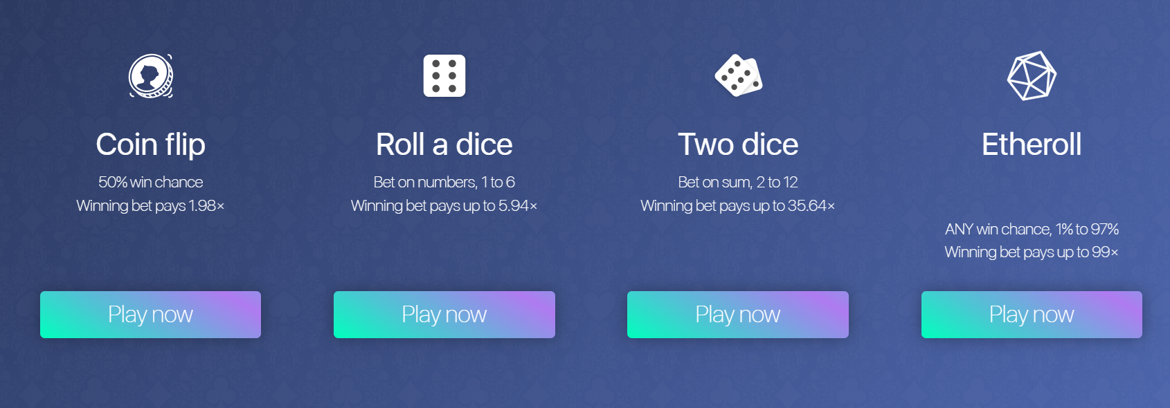 dice2win 遊び方 始め方 賭け方 やり方