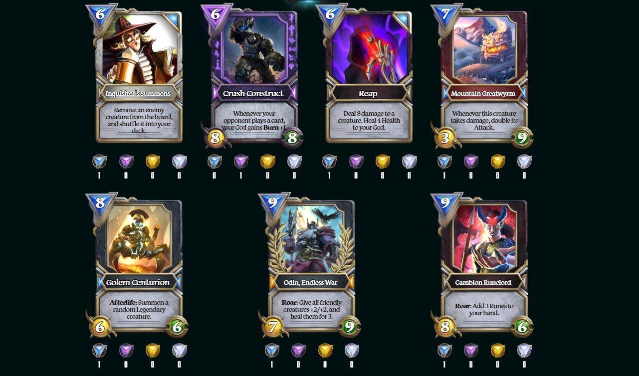 GODS UNCHAINED コスパ最強は?3種類のパックを購入した結果報告 GODS UNCHAINED コスパ最強は?3種類のパックを購入した結果報告