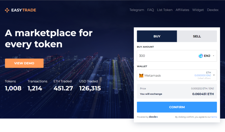 登録不要の分散型取引所(DEX)EASY TRADEの使い方まとめ 登録不要の分散型取引所(DEX)EASY TRADEの使い方まとめ