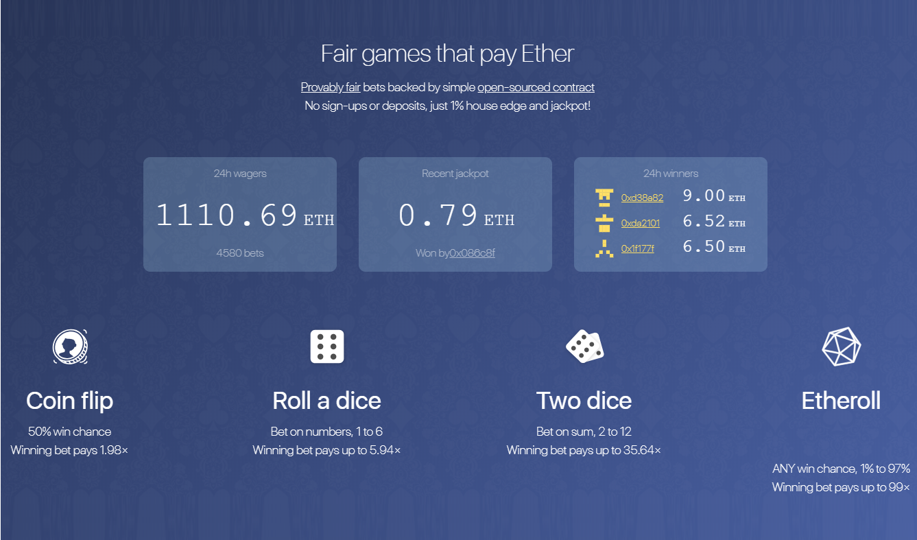 dice2win|仮想通貨を賭けるDappsの始め方と遊び方 dice2win|仮想通貨を賭けるDappsの始め方と遊び方