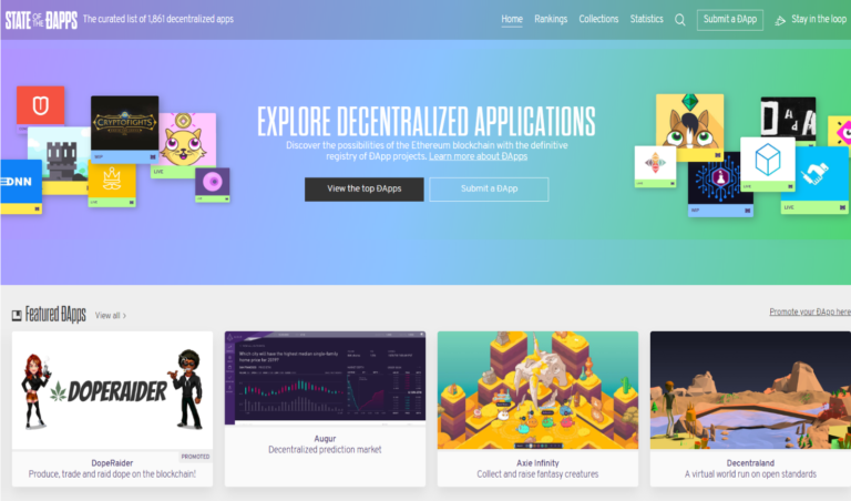 STATE OF THE DAPPSの使い方!仮想通貨ゲームの攻略や解析ツール STATE OF THE DAPPSの使い方!仮想通貨ゲームの攻略や解析ツール