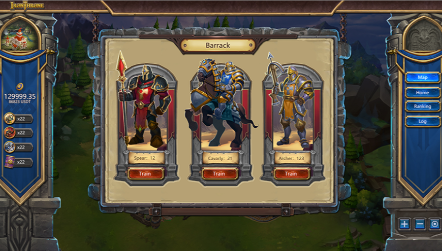 IronThrone アイアンスローン Dapps 戦略 シミュレーション