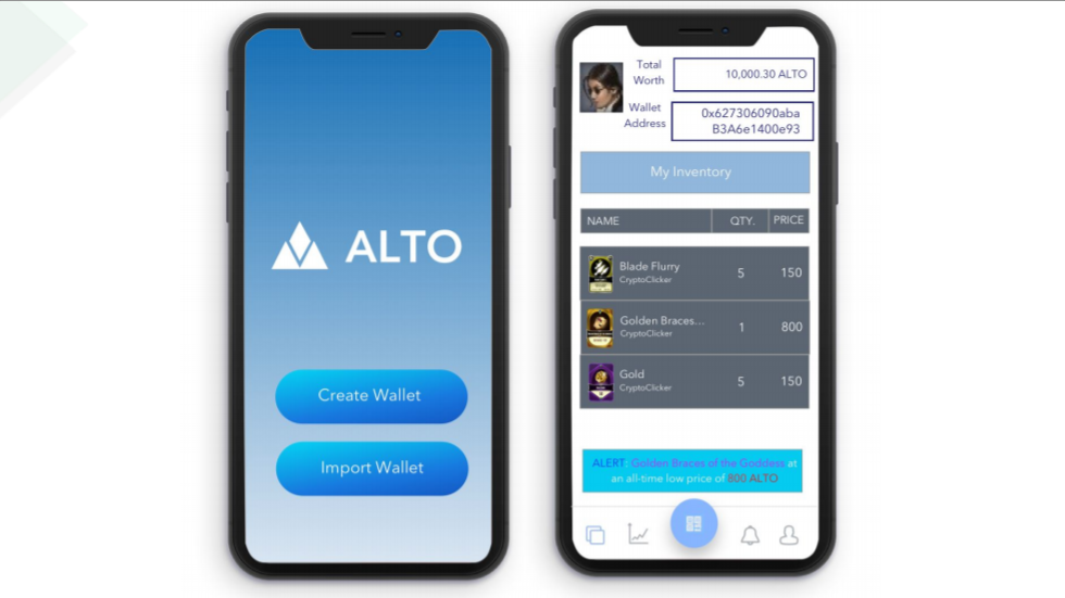 Alto.io Dapps ゲーム ブロックチェーン プラットフォーム 開発