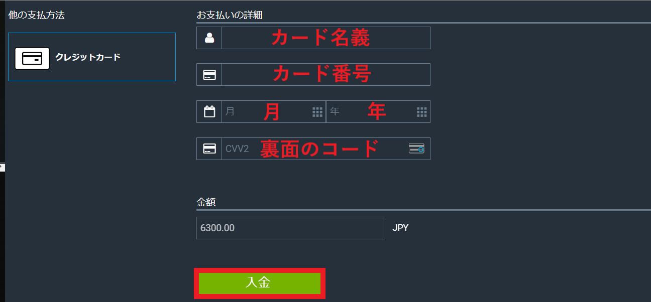 COINSWICH 使い方 クレジット決済 仮想通貨 購入
