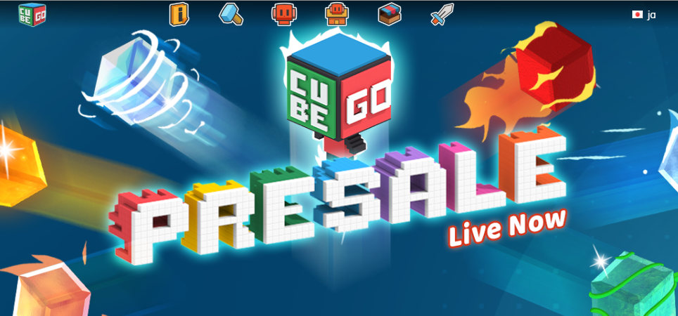 キューブゴー Cubego プレセール Dapps オススメパック