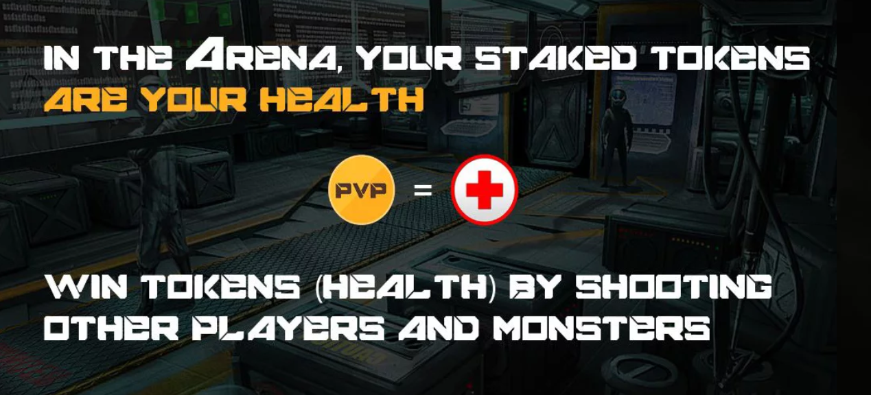The Arena FPS 仮想通貨 ブロックチェーンゲーム Dapps