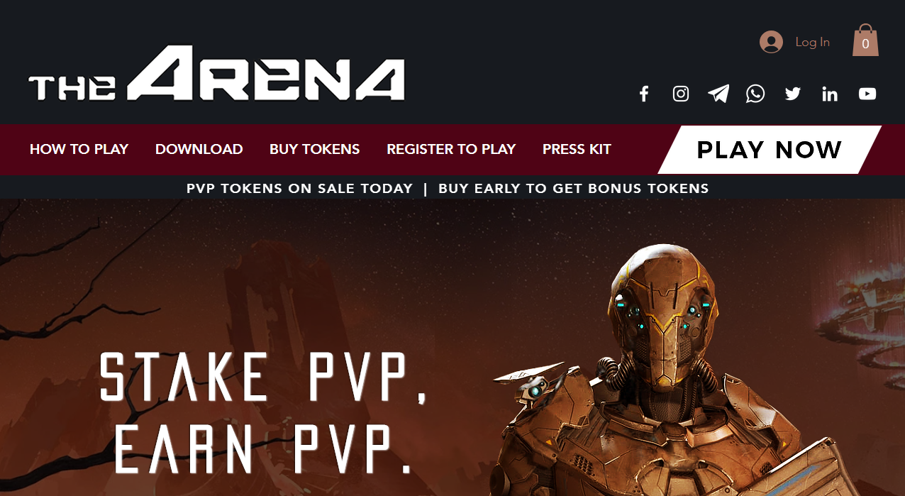 The Arena FPS 仮想通貨 ブロックチェーンゲーム Dapps