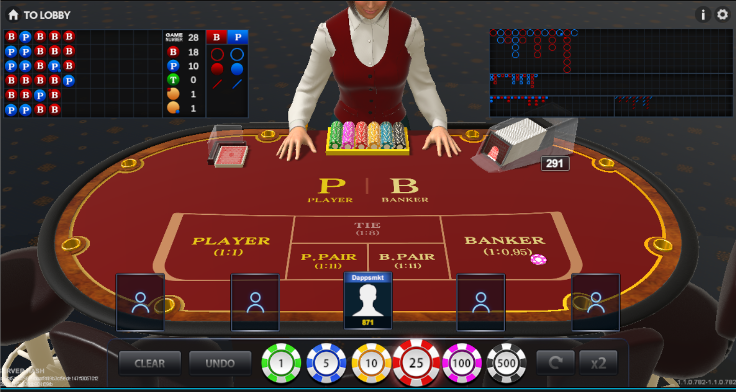 Good Luck Casino 仮想通貨 ギャンブル バカラ ルーレット ホールデム ブロックチェーンゲーム