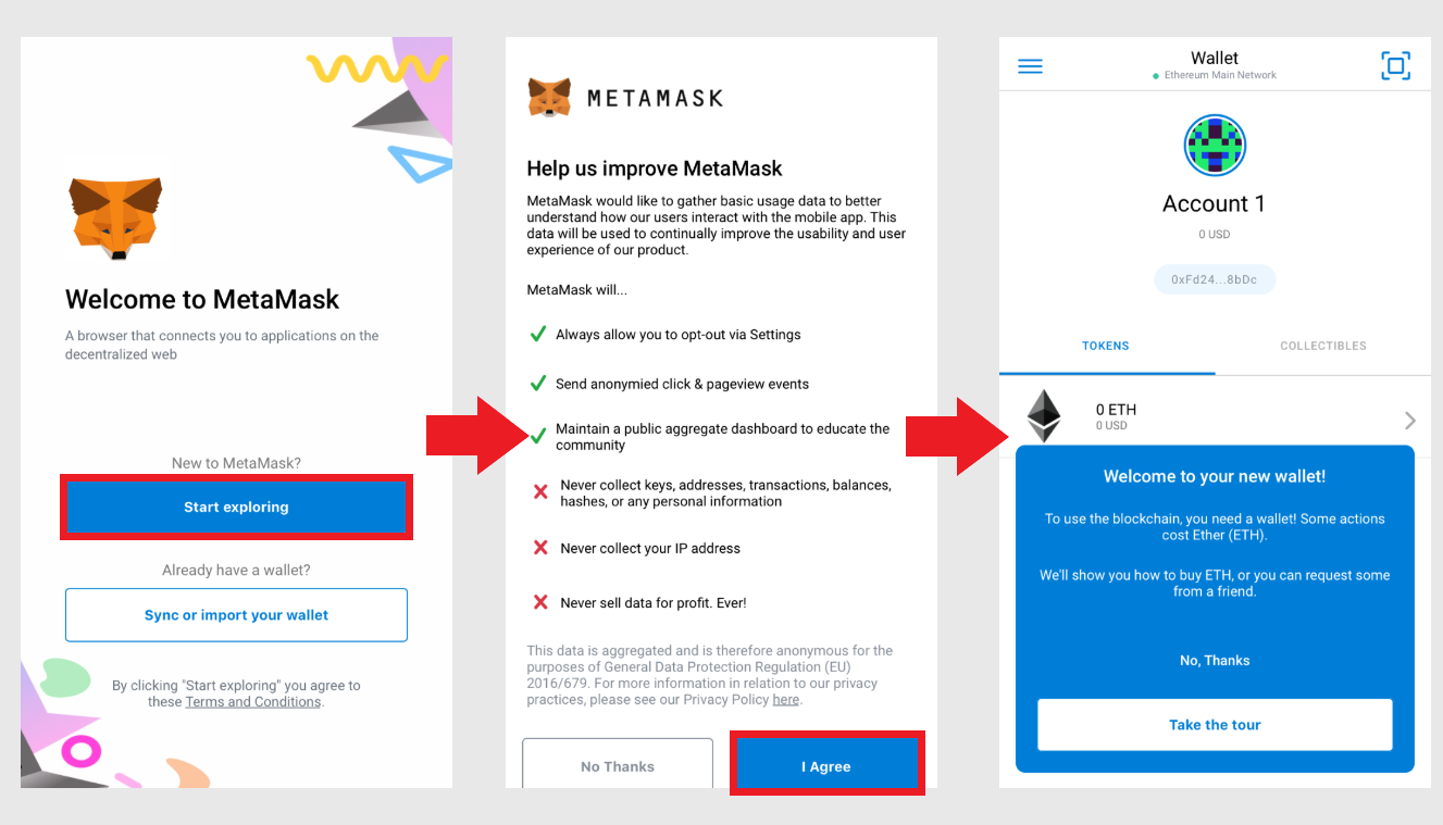 メタマスク アプリ 使い方 Metamask スマホ インストール