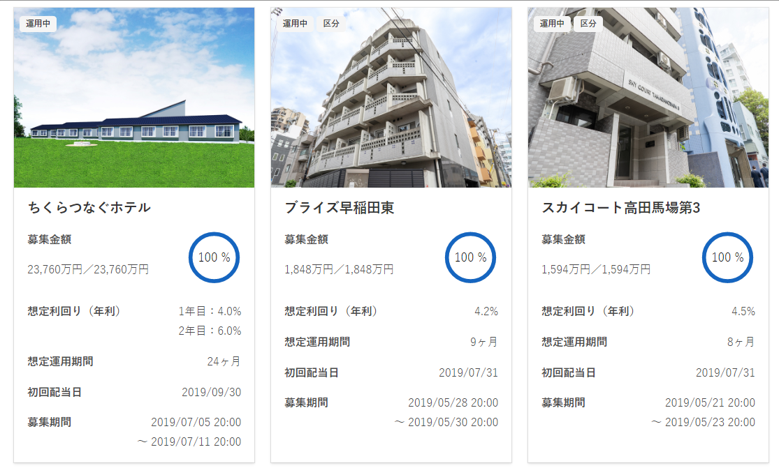クリアル クラウドバンク 比較 不動産投資