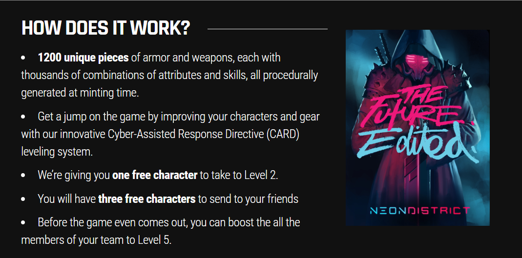 Neon District プレセール