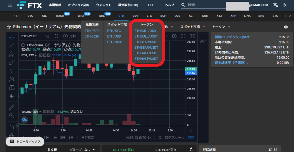 FTX 取引方法 トレード 手数料