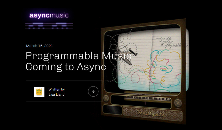 Async Musicとは？プロジェクト概要と新たな音楽NFTの可能性