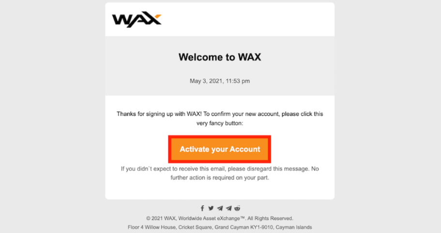 WAX プラットフォーム　NFTマーケット　ウォレット　作成