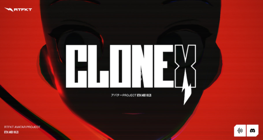 CLONE X　ロゴ
