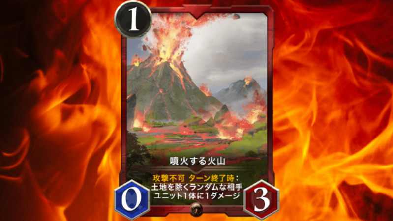 噴火する火山