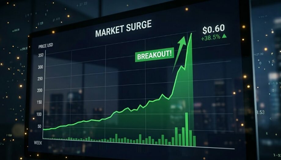 相場急騰のイメージ